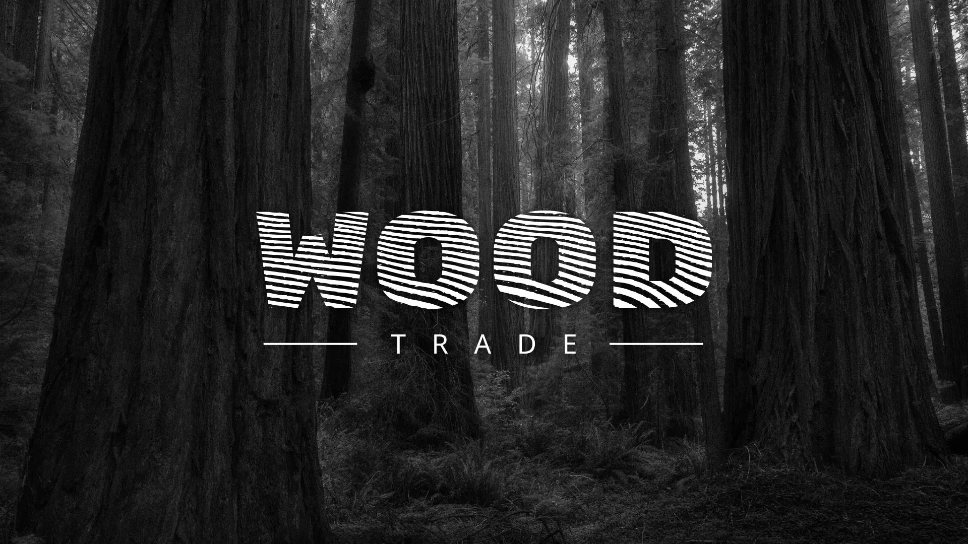 Разработка логотипа для компании «Wood Trade» в Куровском